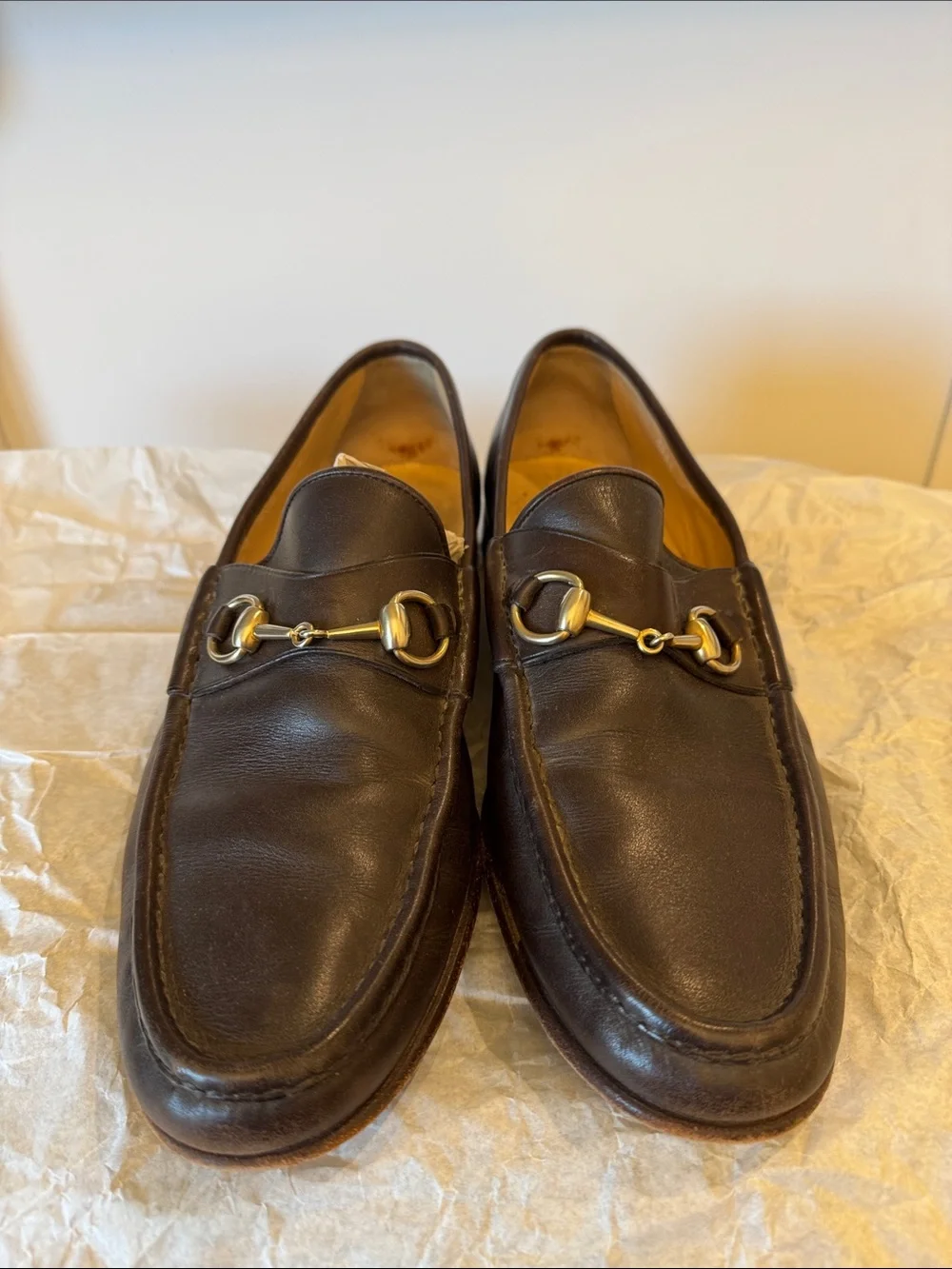 1993 Vintage Men’s Gucci Brown Horsebit Loafer